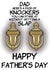 Happy Father's Day Knockers Card created by @Cupsie's Creations