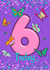 6th Birthday Butterfly Card created by Love Gifts