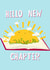Pretty Sunshine New Home Card / New Job Card - Book - Hello New Chapter created by Cards Inc.lusive