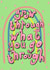 Grow through what you go through Card created by Lily the Print