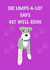 Miniature schnauzer get well soon card created by Schnauzer Scribbles