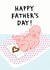 Nappy heart Fathers Day created by LIKKS Greeting Cards