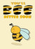 Get well soon cute buzzy bee card created by Anxious Skribbles