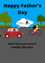Annoying lycra clad cycling dad Father's day card created by Jan Munro