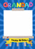 Draw your own design Grandad birthday card created by Kerrylovescards