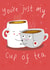 You're just my cup of tea 1001 created by Holly Bushnell Illustration