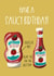 Saucy ketchup birthday card created by Silky Rose Design