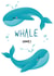Whale Done Card created by Sophie Kent Illustration