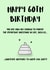 White dog shit 60th Birthday card created by Shore Designs