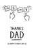 Copy and Paste Father's Day Card created by Jodie Gaul & Co