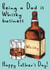 Funny Whisky Business Father's Day Card created by Amy Florence Design