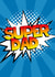 Super Dad pop art Fathers day card created by Ollie&Frey
