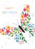 Rainbow Butterfly Birthday Card created by Elizabeth Amy Art