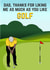 Fathers Day golf created by Doodle Dot Design Co