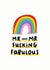 Mr and Mr Fucking Fabulous Card - Rainbow wedding card created by Arrow Gift Co