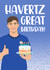 Havertz Great Birthday! Chelsea Football Birthday Card created by The Cake Thief