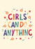 Girls can do anything created by Valeria Frustaci
