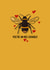 Bee Loveheart Card created by HURRICANE REMI