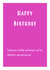 Lazy Happy Birthday Card created by Oh Jeez!