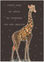 Stand tall good luck giraffe card created by Molly Lavinia Hutchings