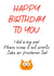 Happy Birthday from the cat card created by KGP Designs