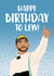 Lewis Hamilton Formula 1 Birthday Card created by The Cake Thief