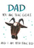 G.O.A.T. Father's day card created by Emily Hunter