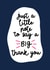 A Big Thank You Greetings Card created by Aimee McFadden