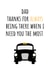 Funny Father’s Day taxi card created by Amy (Hedgecards)