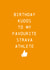 Birthday Kudos, Strava birthday card 1001 created by Urban Collie