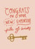 Funny New Home Card - Golden Key - Congrats On Your New Expensive Pile Of Bricks created by Design by Gracie