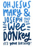 Ted Hastings Wee Donkey Funny Birthday Card created by Studio Yelle