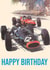 Retro Motor Racing Birthday Card created by Groves Design