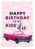 Ride or die Friendship Birthday Card created by Hot Dog greetings