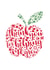 Apple teacher thank you card created by Ellie's Little Studio