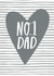 Number 1 Dad Father's Day Card created by Sadler Jones
