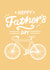 Happy Father's Day Bike Card created by Sadler Jones