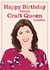 Kirstie Allsopp Craft Queen birthday card 1000 created by NEEDL designs