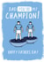 Man City Father's Day Card created by High Five Prints Co