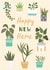 Pretty New Home Card - House Plants - Happy New Home created by Dalia Clark Design