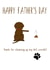 Father's Day card from the dog created by Shore Designs