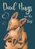 Cute Dad Hugs Fox Card created by Love Gifts