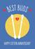 Cute Cotton Bud Pun Anniversary Card - 2 Years - Best Buds Happy Cotton Anniversary created by Frankie Jackson