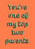 One of my top two parents Father’s Day card  created by Rosie Johnson Illustrates
