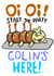 Funny Birthday Card - Colin the Caterpillar - Birthday Card created by Bishop, Please!