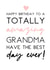 Amazing Grandma Birthday Card created by Word Up Creative