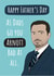 Steve Arnott Father's Day card created by Conor Rawson