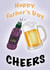 Cheers Fathers Day Card created by Cheeky LouLou