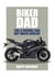 BIKER DAD Motorbike Birthday Card. created by RetroMotion Artwork
