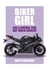 BIKER GIRL Motorbike Birthday Card. created by RetroMotion Artwork